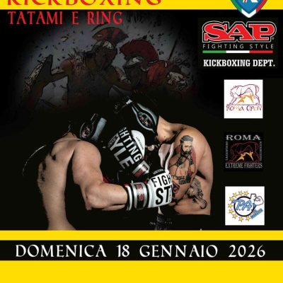 ROMA OPEN 2026: SI RADDOPPIA! ARRIVA ANCHE LA KICKBOXING