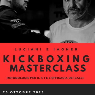 Kickboxing Masterclass con Luciani e Iagher – Formazione di alto livello per atleti e tecnici